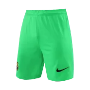 Barcelona Goalkeeper Soccer Shorts 2021/22 - Green - soccerdeal