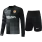 Nike Barcelona Goalkeeper Long Sleeve Soccer Jersey Kit(Jersey+Shorts) 2021/22 - soccerdealshop