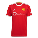Replica Adidas Manchester United Home Soccer Jersey 2021/22