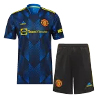 Adidas Manchester United Third Away Soccer Jersey Kit(Jersey+Shorts) 2021/22 - soccerdealshop