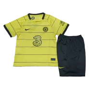 Kid's Nike Chelsea Away Soccer Jersey Kit(Jersey+Shorts) 2021/22 - soccerdealshop