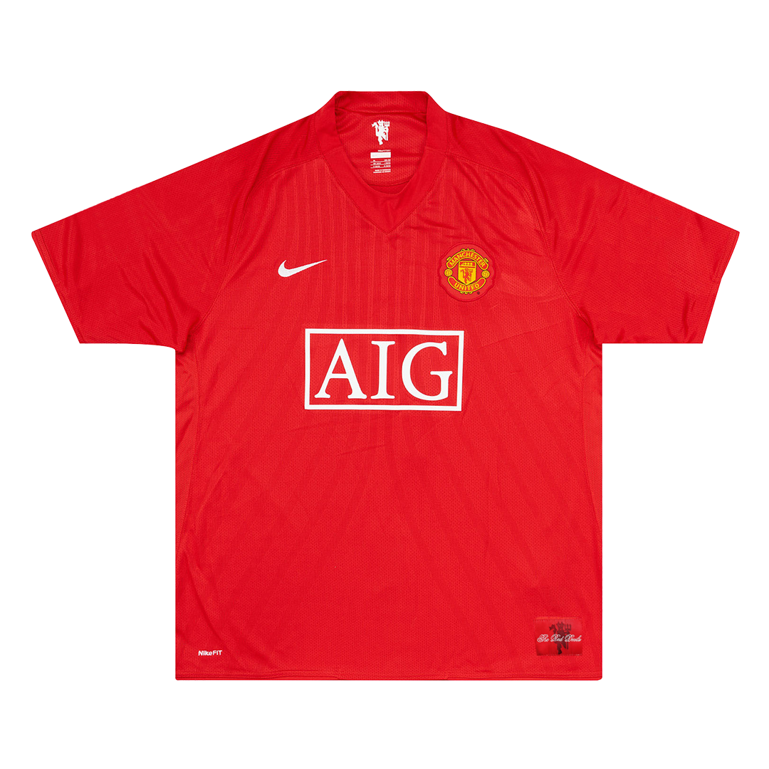 Retro ROONEY #10 2007/08 Manchester United Home Soccer Jersey - Soccerdeal