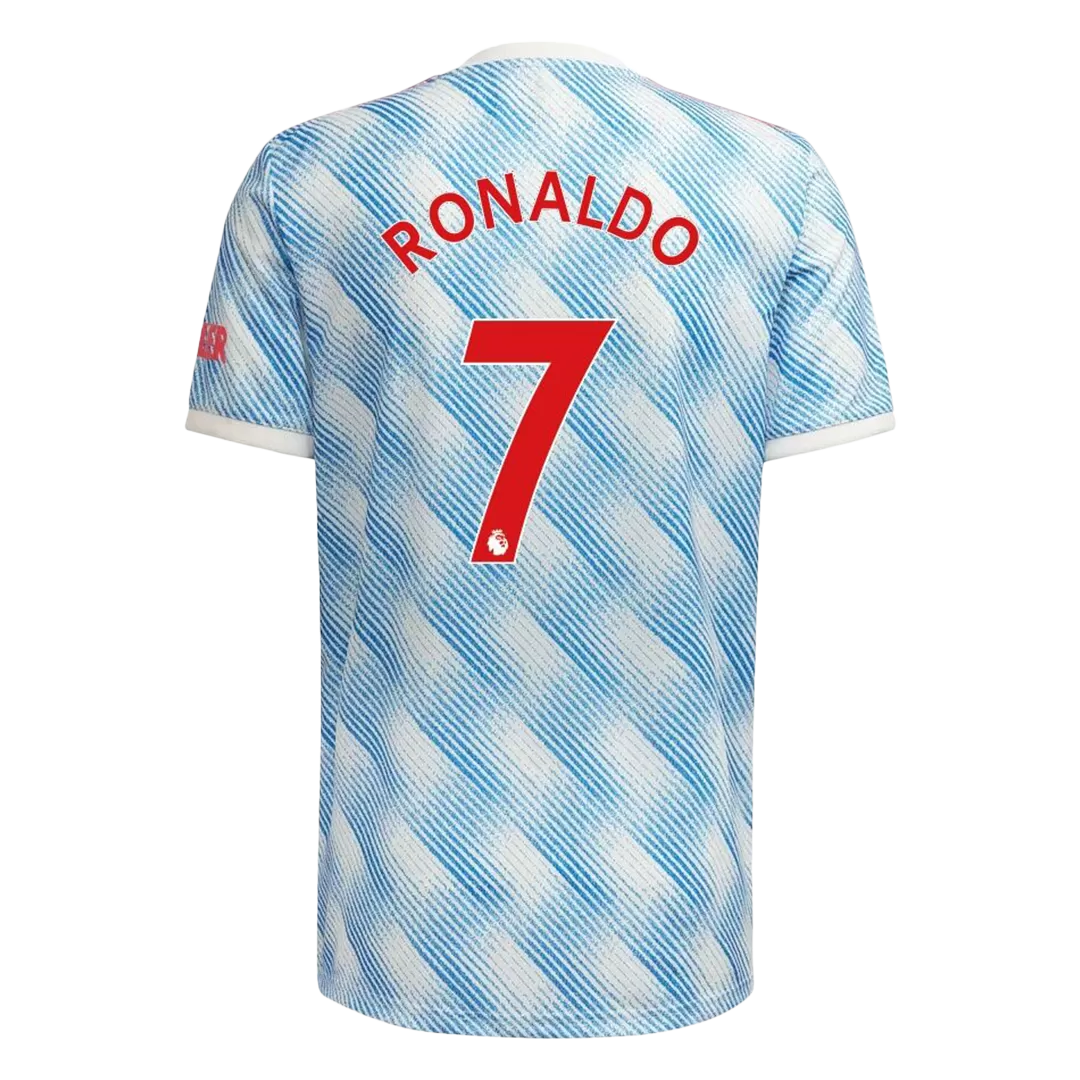 RONALDO #7 Manchester United Away Jersey Kit 2021/22 By Adidas