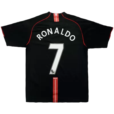 Retro RONALDO #7 2007/08 Manchester United Away Soccer Jersey - Soccerdeal