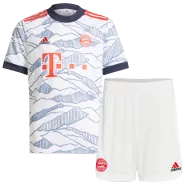 Kid's Adidas Bayern Munich Third Away Soccer Jersey Kit(Jersey+Shorts) 2021/22 - soccerdealshop