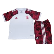 Kid's Adidas CR Flamengo Away Soccer Jersey Kit(Jersey+Shorts) 2021/22 - soccerdealshop