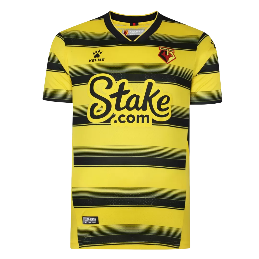 Replica Kelme Watford Home Soccer Jersey 2021/22