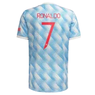 Replica Adidas RONALDO #7 Manchester United Away Soccer Jersey 2021/22 - UCL Edition - soccerdealshop