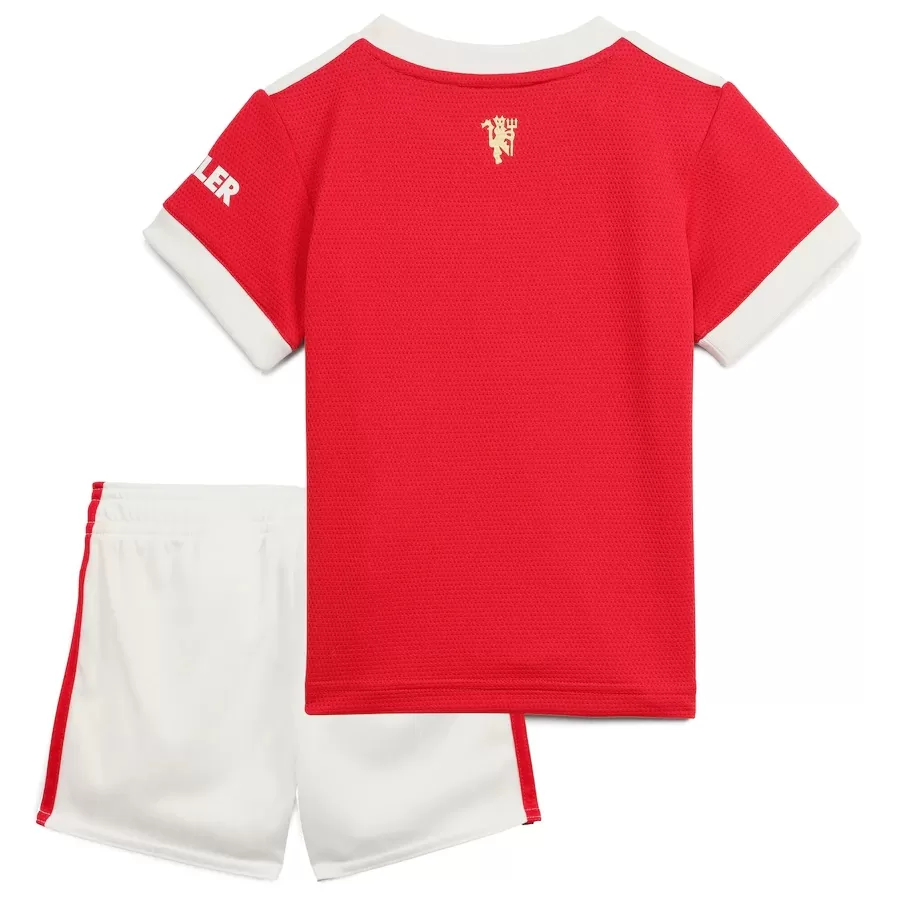 Manchester Ronaldo Red Home Soccer Kids Set (Jersey + Shorts + Socks) Kit  Size Medium (8-9 Years Old) for Youth