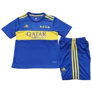 Kid's Adidas Boca Juniors Home Soccer Jersey Kit(Jersey+Shorts) 2021/22 - soccerdealshop