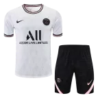 Nike PSG Training Soccer Jersey Kit(Jersey+Shorts) 2021/22 - White - soccerdealshop