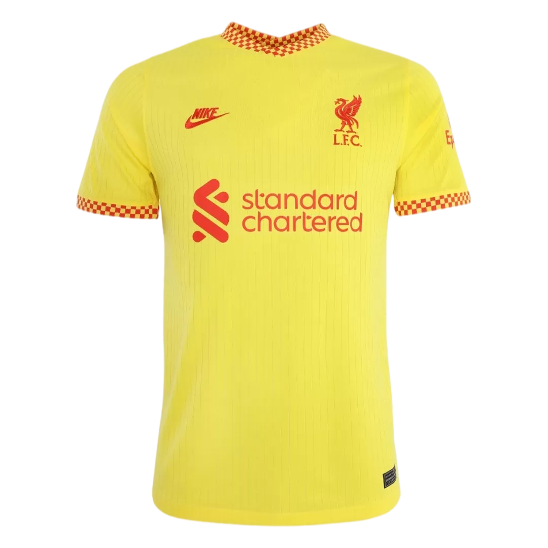 Youth Nike Yellow Liverpool 2021/22 Third Replica Kit