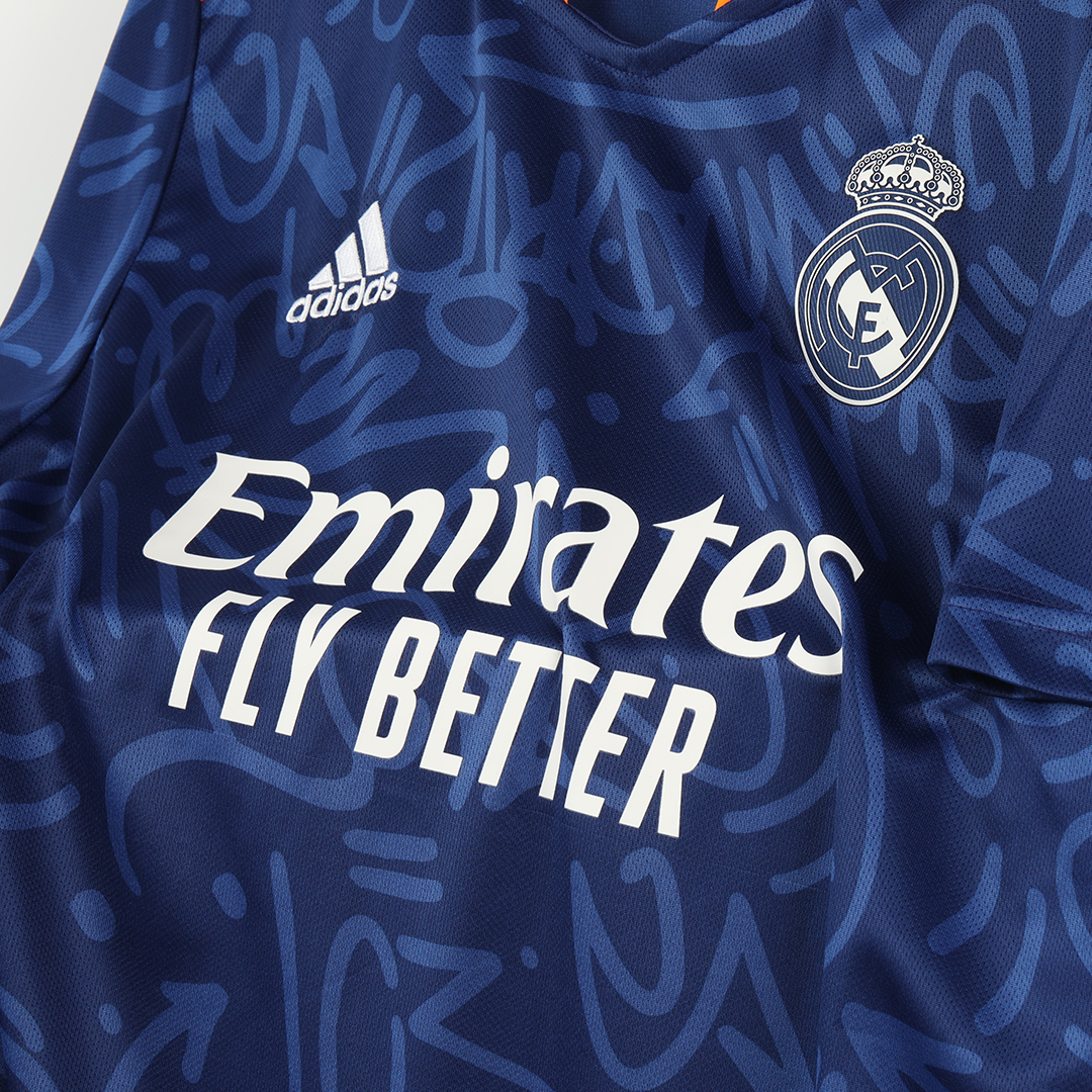 UINIJR No.20 ,Adult-S) 21-22 Real Madrid Away Sapphire Blue No.9