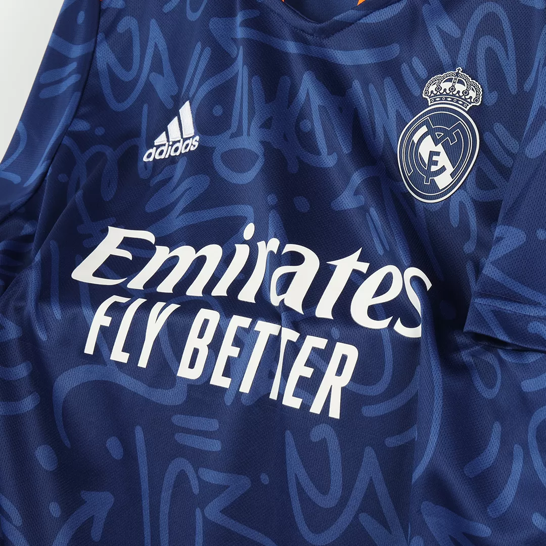 Real Madrid Away Shirt 2021-22 With Benzema Printing