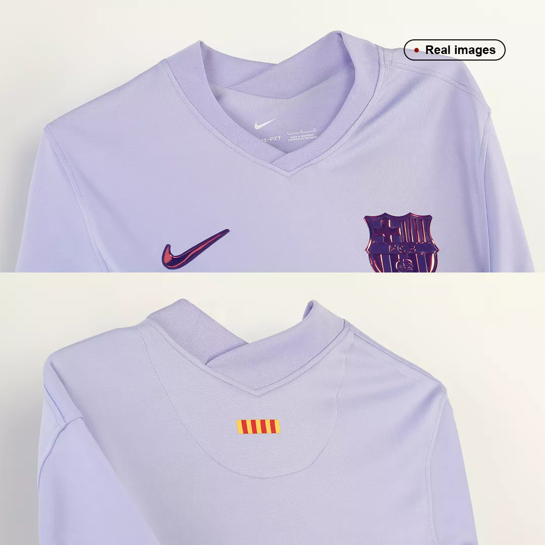 Replica Nike Barcelona Away Soccer Jersey 2021/22 - soccerdealshop