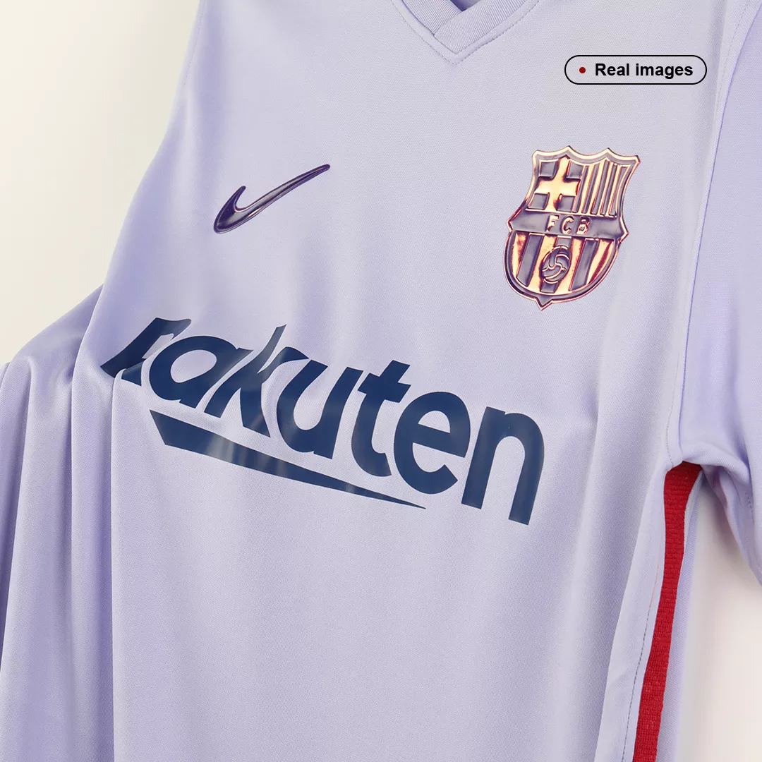 Replica Nike Barcelona Away Soccer Jersey 2021/22 - soccerdealshop