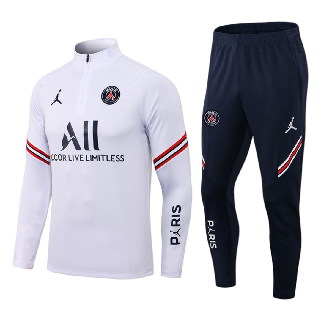 Jordan PSG Zipper Sweatshirt Kit(Top+Pants) 2021/22