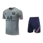 Nike PSG Training Soccer Jersey Kit(Jersey+Shorts) 2021/22 - Gray - soccerdealshop