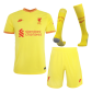Kid's Nike Liverpool Third Away Soccer Jersey Kit(Jersey+Shorts+Socks) 2021/22