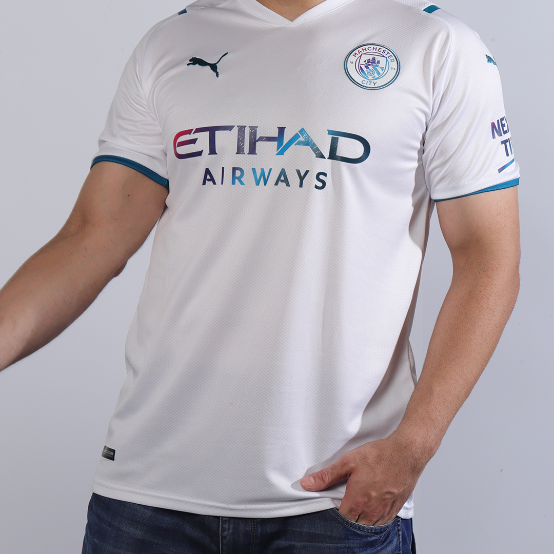 2021/22 Manchester City Away Jersey #17 De Bruyne 3XL Puma Soccer Champions  NEW