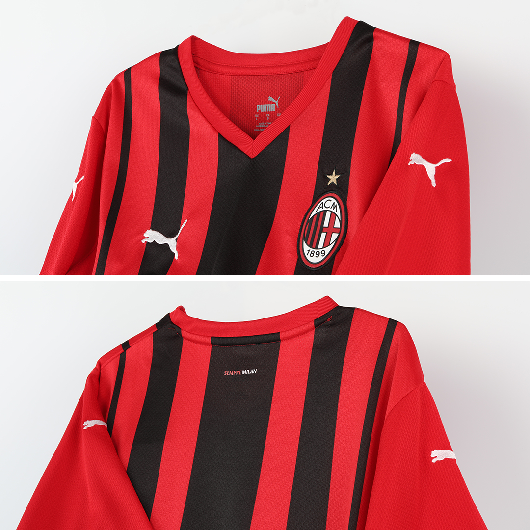 Puma AC Milan 2021/22 Home Jersey Unboxing + Review from Subside Sports 