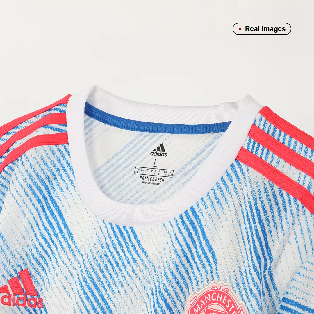 Adidas Manchester United Away Soccer Jersey Kit(Jersey+Shorts) 2021/22 - soccerdealshop
