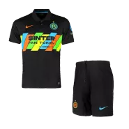Kid's Nike Inter Milan Third Away Soccer Jersey Kit(Jersey+Shorts) 2021/22 - soccerdealshop