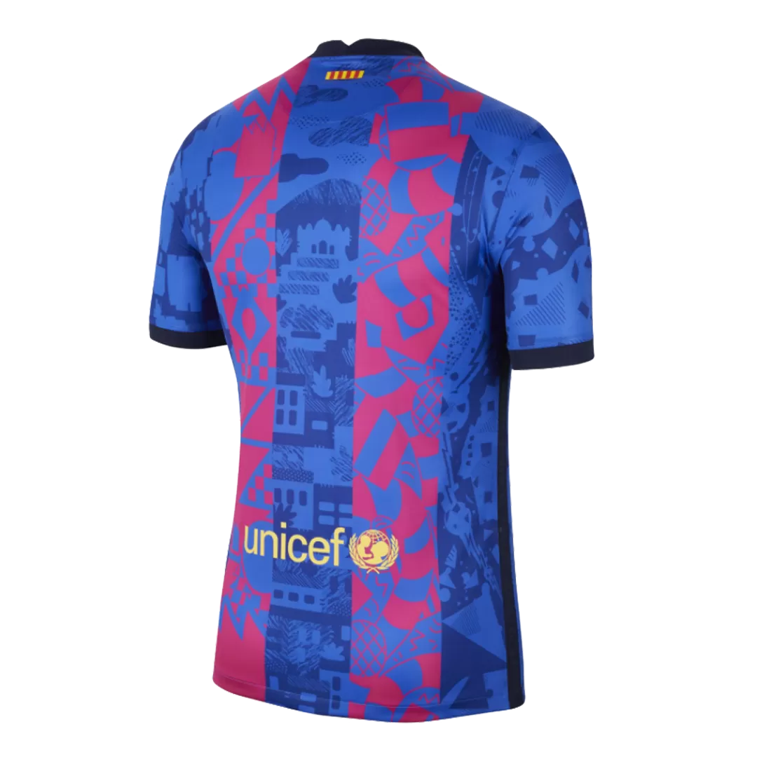 Lionel Messi Barcelona Nike 2020/21 Home Breathe Stadium Replica Jersey -  Blue