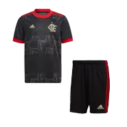 Adidas CR Flamengo Third Away Soccer Jersey Kit(Jersey+Shorts) 2021/22 - soccerdealshop