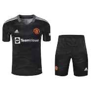 Adidas Manchester United Goalkeeper Soccer Jersey Kit(Jersey+Shorts) 2021/22 - soccerdealshop
