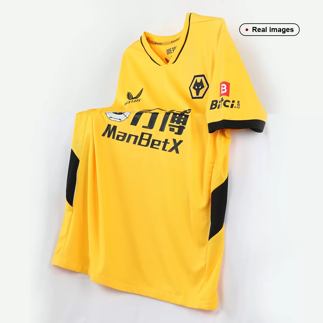 Wolves Soccer Jersey Away Replica 2021/22