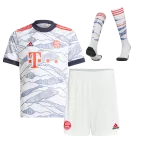 Adidas Bayern Munich Third Away Soccer Jersey Kit(Jersey+Shorts+Socks) 2021/22 - soccerdealshop