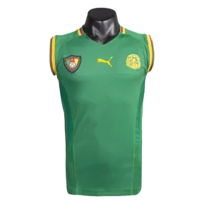 Retro 2002 Cameroon Home Vest Shirt - soccerdeal