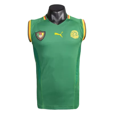 Retro 2002 Cameroon Home Vest Shirt - Soccerdeal