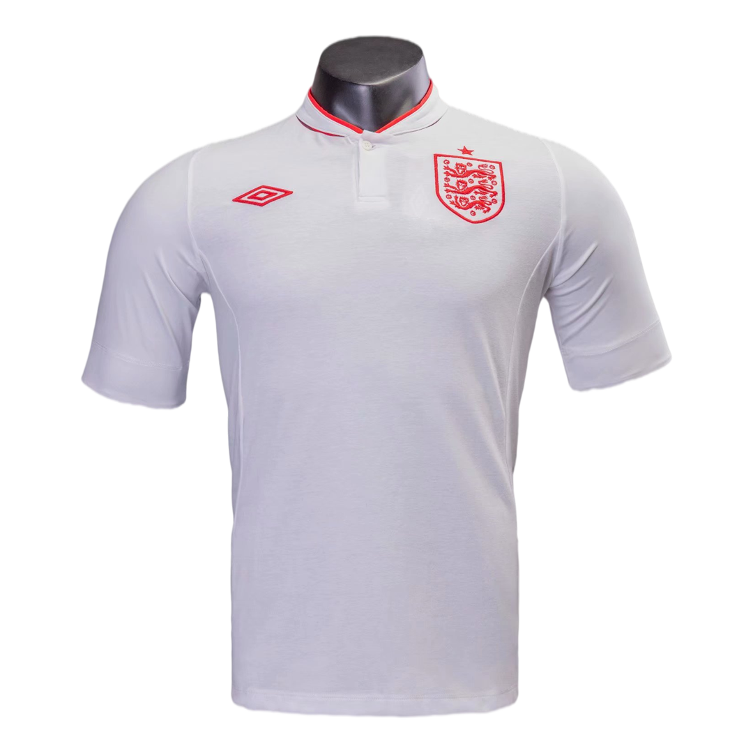Retro 2012 England Home Soccer Jersey