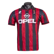 Retro 1995/96 AC Milan Home Soccer Jersey - soccerdealshop