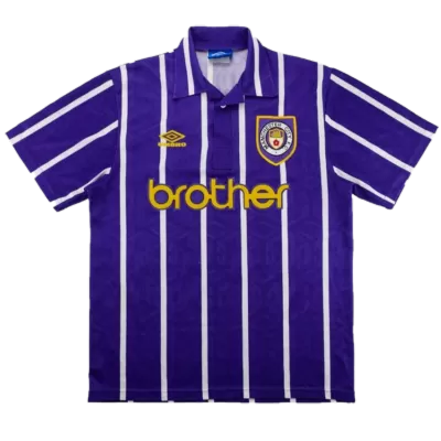 Retro 1993 Manchester City Away Soccer Jersey - Soccerdeal
