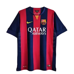 Retro 2014/15 Barcelona Home Soccer Jersey - soccerdeal