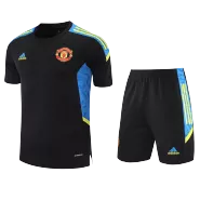 Adidas Manchester United Training Soccer Jersey Kit(Jersey+Shorts) 2021/22 - soccerdealshop
