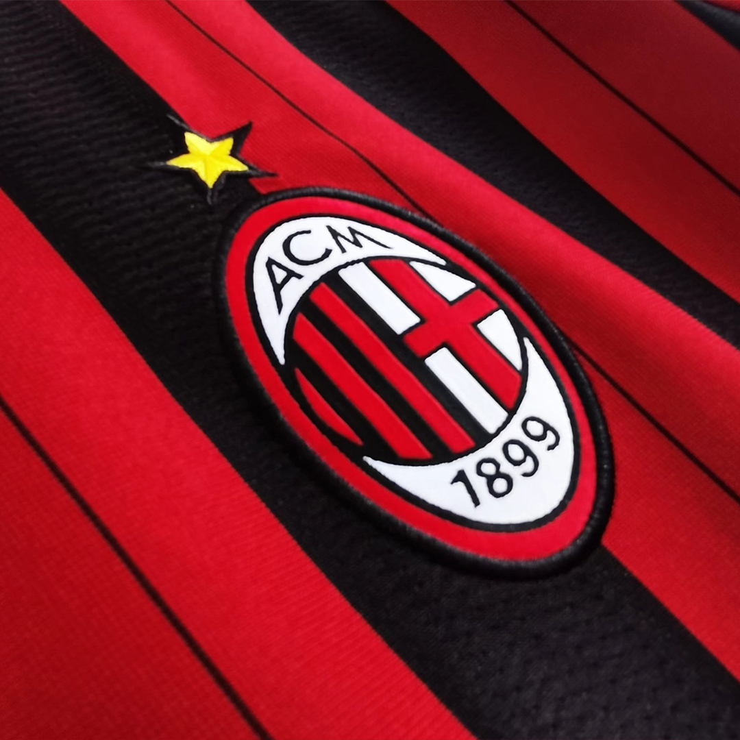 Retro 2013/14 AC Milan Home Soccer Jersey - soccerdeal