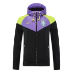 Nike Brazil Windbreaker Hoodie Jacket 2021/22 - soccerdealshop