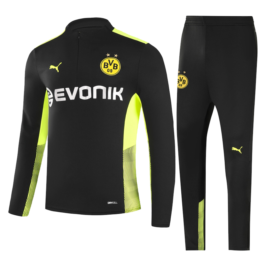 Borussia Dortmund Zipper Sweatshirt Kit(Top+Pants) 2021/22 - soccerdeal