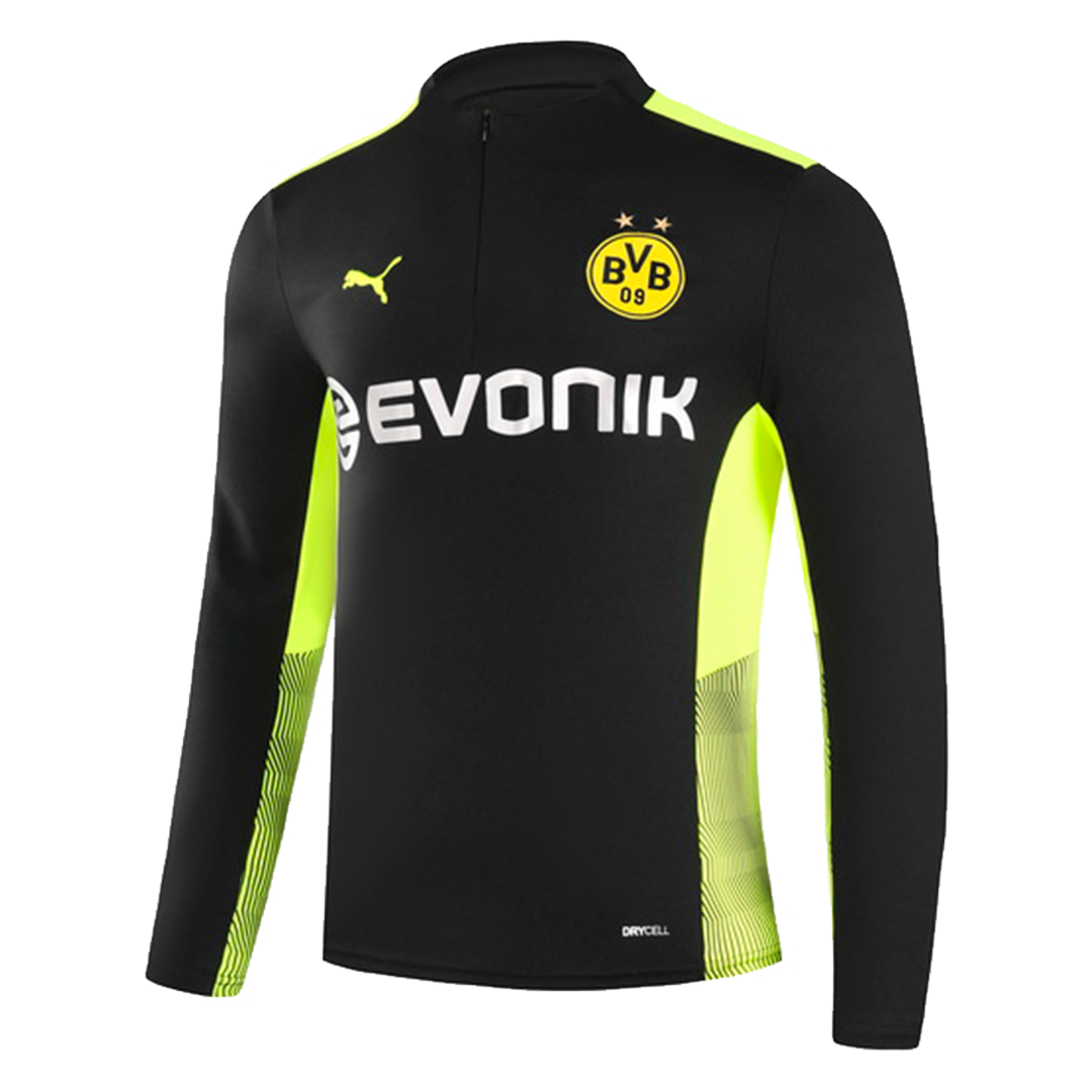 Borussia Dortmund Zipper Sweatshirt Kit(Top+Pants) 2021/22 - soccerdeal