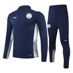 Kid's Puma Manchester City Zipper Sweatshirt Kit(Top+Pants) 2021/22 - soccerdealshop