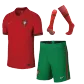 Nike Portugal Home Soccer Jersey Kit(Jersey+Shorts+Socks) 2020 - soccerdealshop