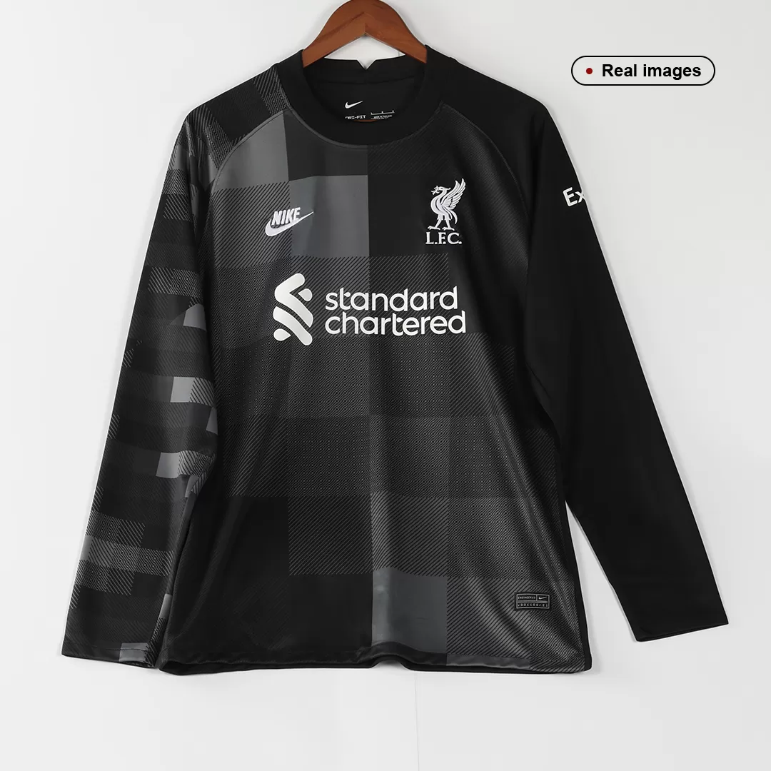 Liverpool Soccer Jersey Long Sleeve Goalkeeper Yellow Replica 2021/22