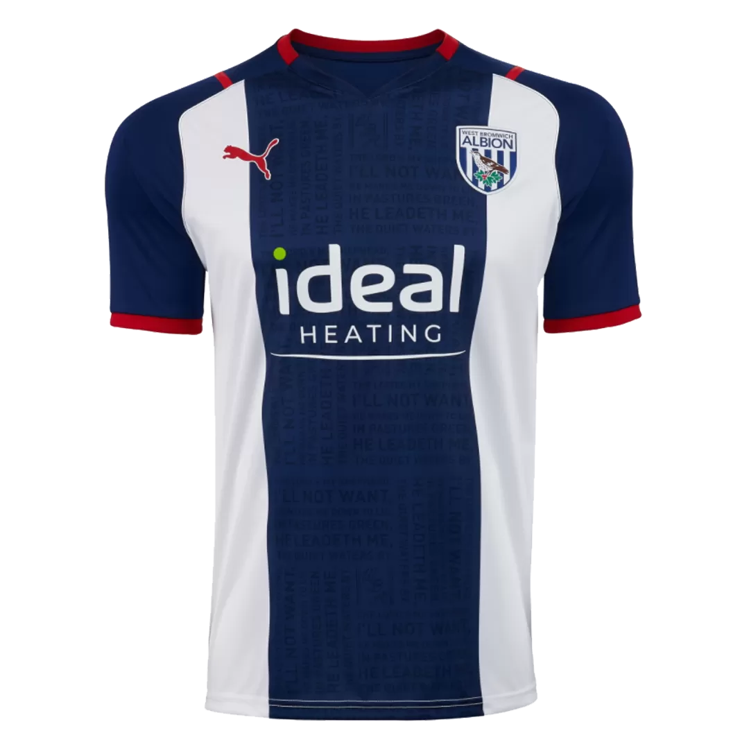 West Bromwich Albion Home Soccer Jersey 2021 22