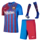 Nike Barcelona Home Soccer Jersey Whole Kit (Jersey+Shorts+Socks) 2021/22 - soccerdealshop