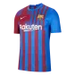 Replica Nike Barcelona Home Soccer Jersey 2021/22 - soccerdealshop