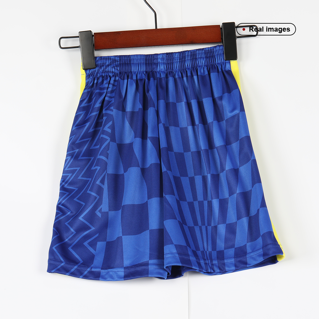 Kid's Chelsea Home Soccer Jersey Kit(Jersey+Shorts) 2021/22 - soccerdeal